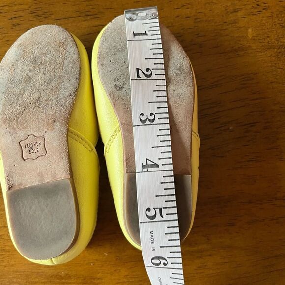 Janie and Jack Easter yellow flats baby girl size 4 - Picture 7 of 7